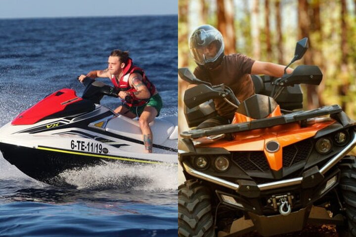 Quad de 3 horas y moto acuática de 1 hora en Tenerife Sur