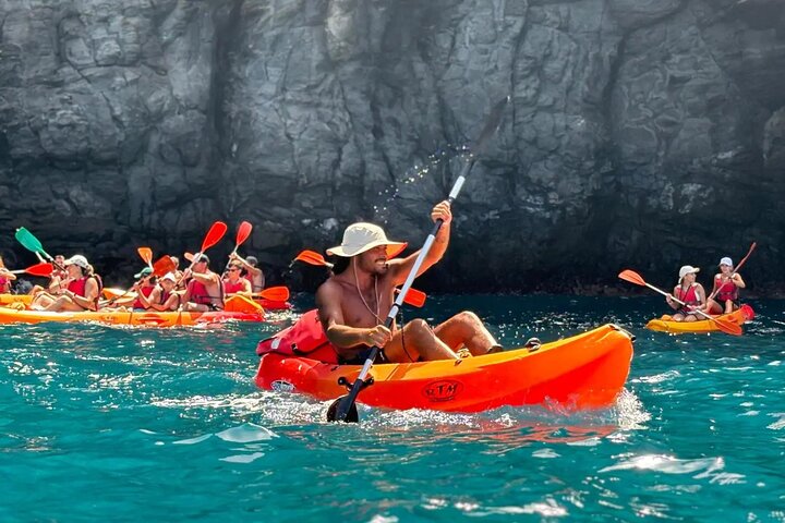 Excursión en kayak por Tenerife con avistamiento de fauna marina y snorkel